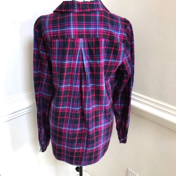 Tommy Hilfiger Plaid Long Sleeve Popover Tab Cuff - Picture 2 of 8